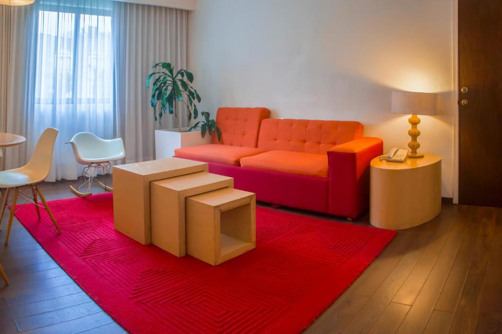 Posezení v ubytování Fiesta Inn Xalapa