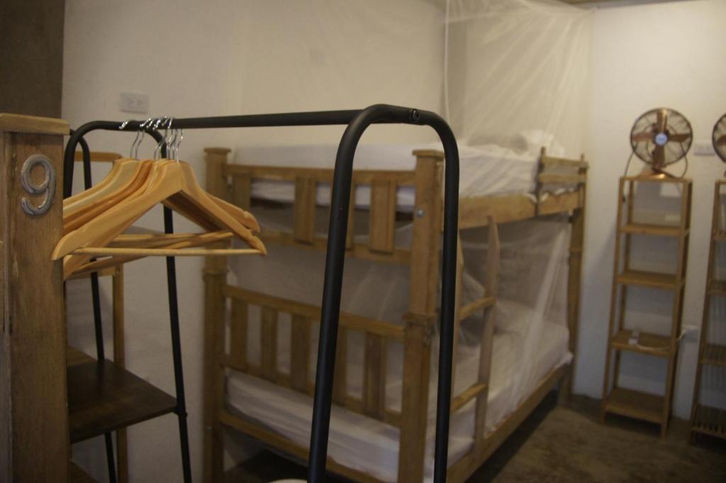 Palanda nebo palandy na pokoji v ubytování Hostal Vista Verde Minca