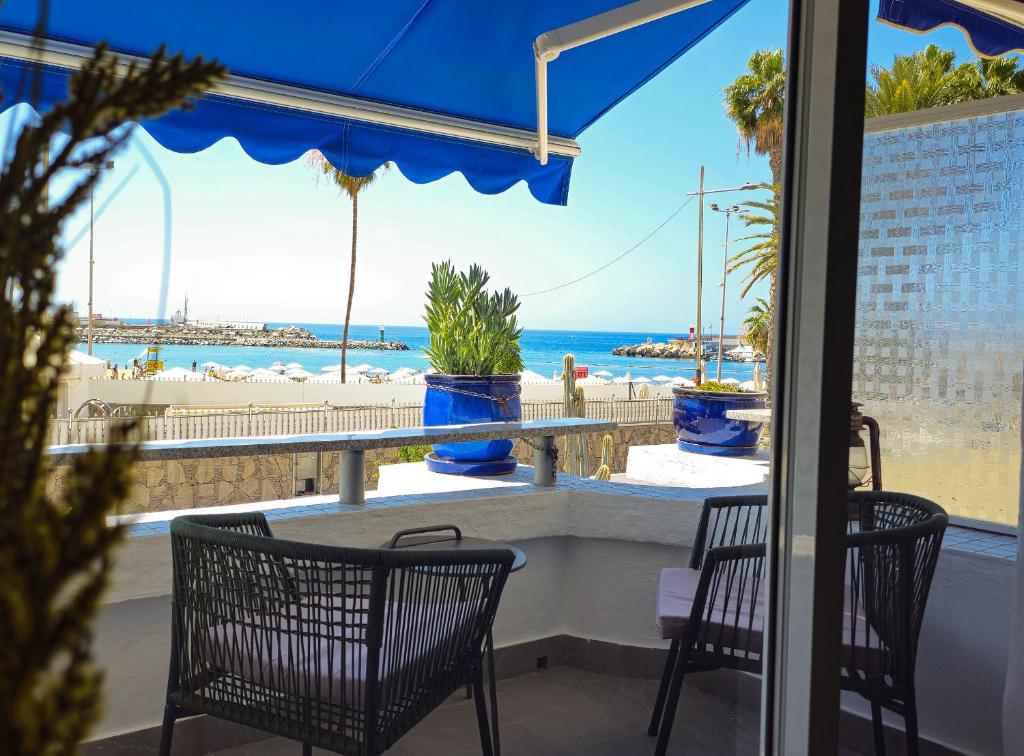 En balkong eller terrasse på BeachClub Mediterran Garden