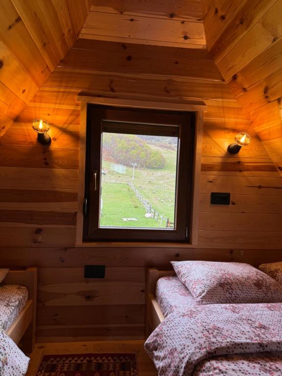 Postel nebo postele na pokoji v ubytování Mountain house