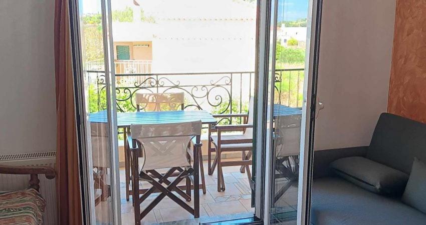 Balkón nebo terasa v ubytování Kostantina's House Kythera