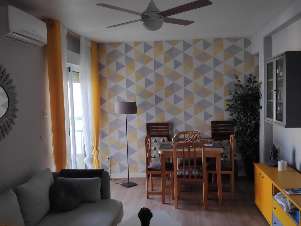 Posezení v ubytování Apartamento Tavernes Playa