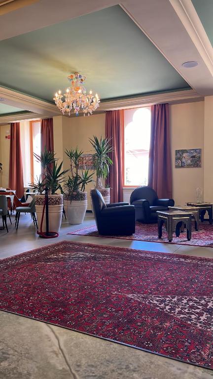Posezení v ubytování Parc Hotel San Pietro