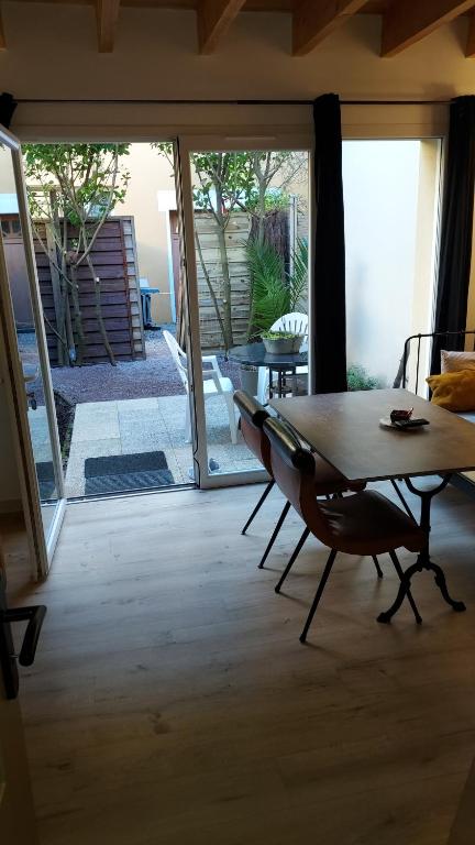 Posezení v ubytování Duplex Sables d'Or