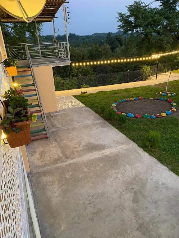 Zahrada ubytování Guesthouse Dadia