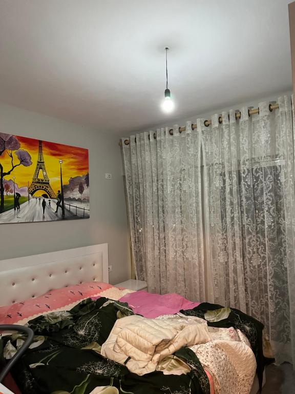Postelja oz. postelje v sobi nastanitve 1 bedroom apartment for rent in Fresk Tirana