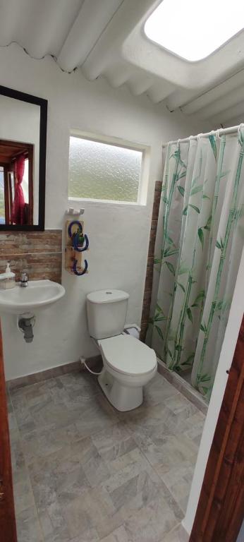 Vannituba majutusasutuses Hospedaje Mafer