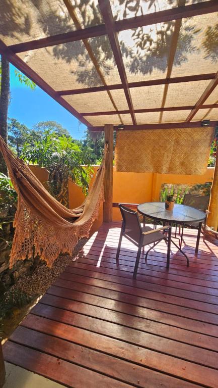 Balkón nebo terasa v ubytování Casas Vila Encantada Refúgio, conforto e natureza, apenas 2 min da avenida