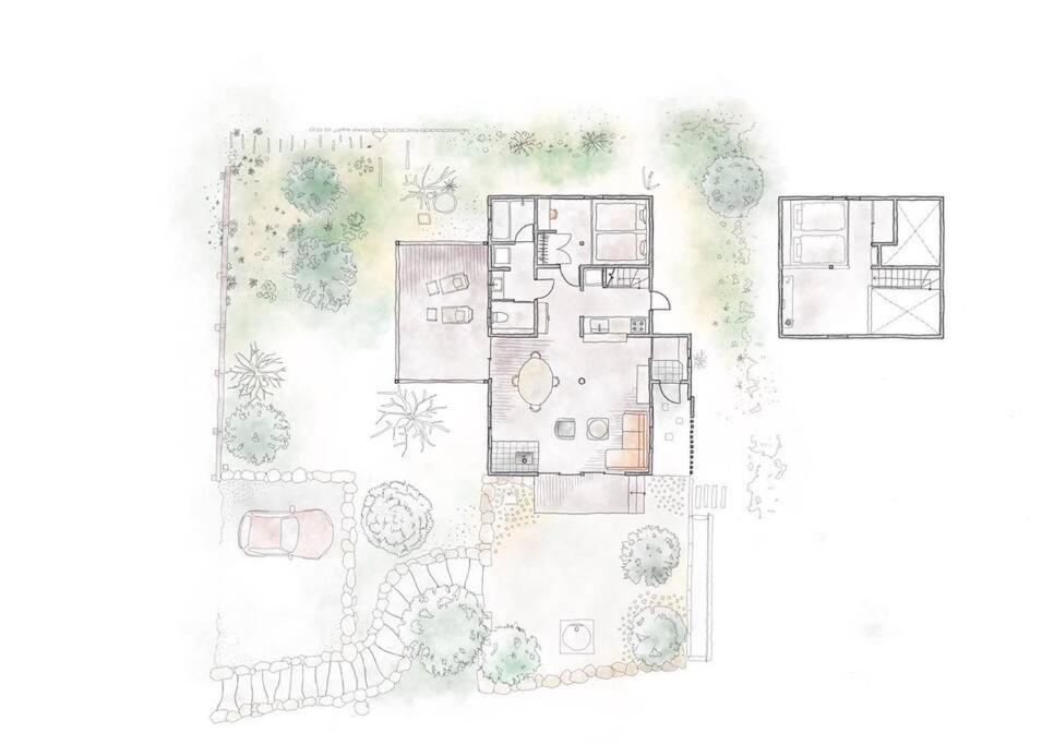 Půdorys ubytování 一棟貸しVilla「nagare」