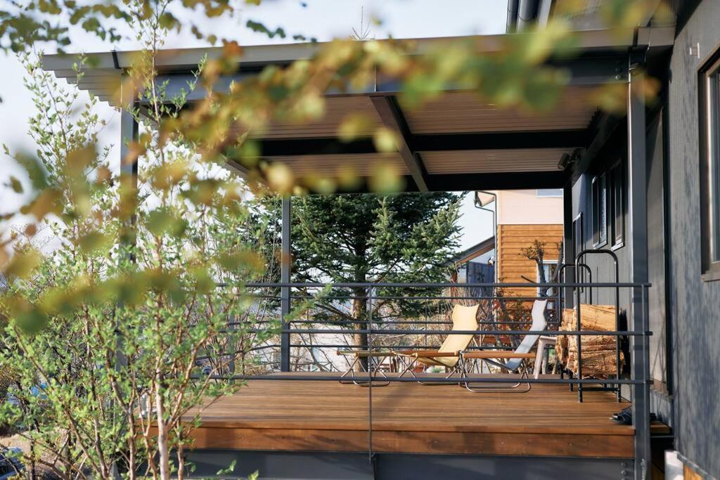 Balkón nebo terasa v ubytování 一棟貸しVilla「nagare」