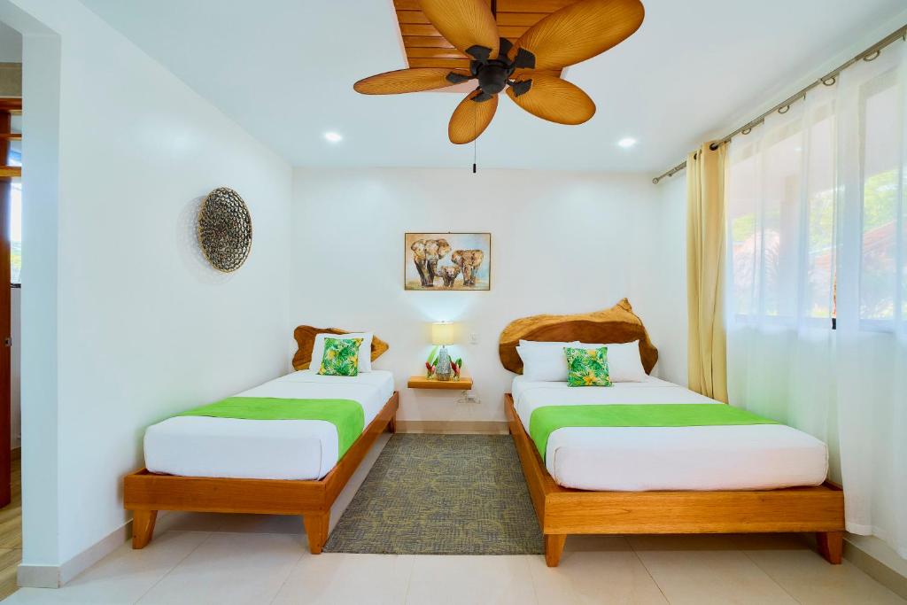 Кровать или кровати в номере Olinca Boutique Hotel