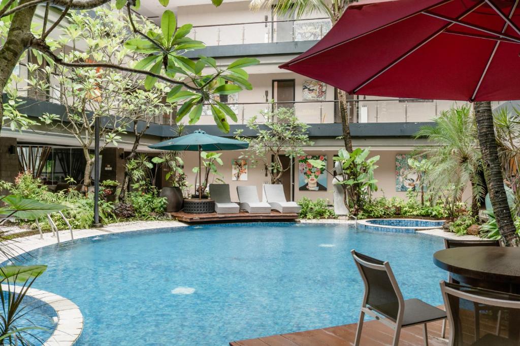 Bazén v ubytování Amaroossa Suite Bali nebo v jeho okolí