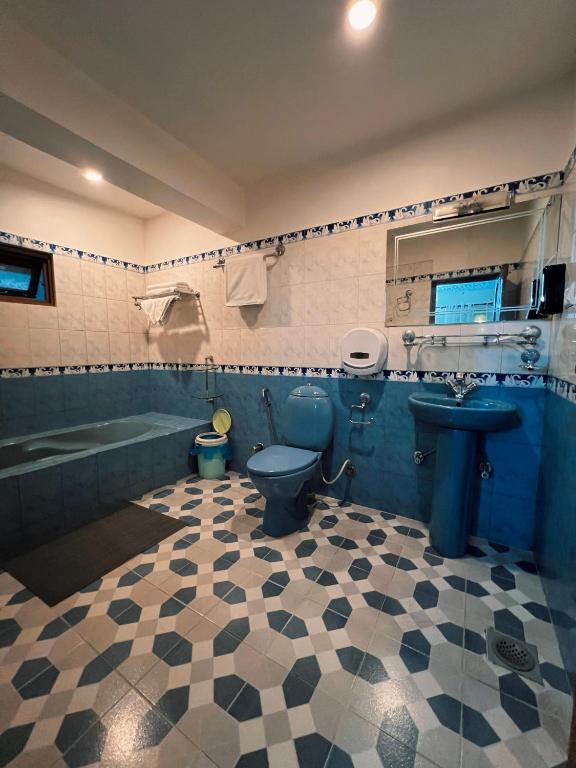 Koupelna v ubytování Hotel Bodhiz