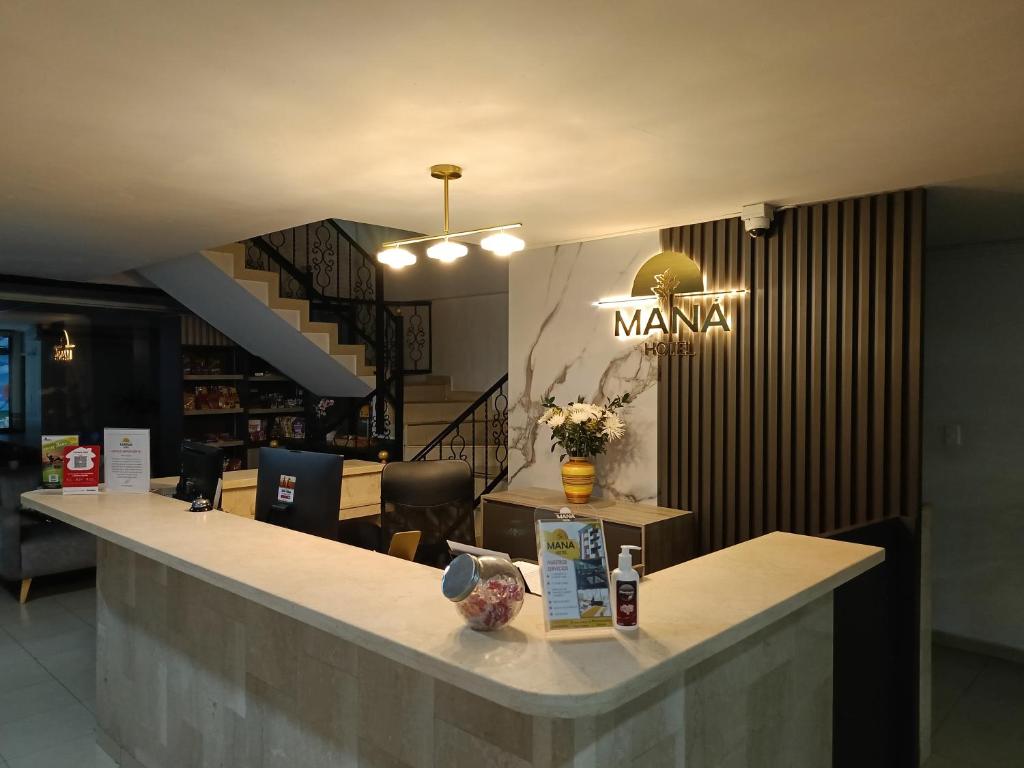 Posezení v ubytování HOTEL MANÁ S.A.S.
