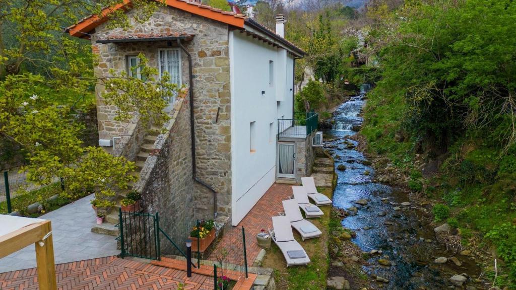 Zahrada ubytování Mulino La Pietra