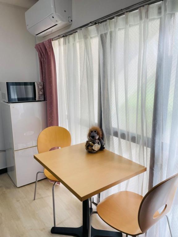 Kuchyň nebo kuchyňský kout v ubytování GUESTHOUSE UJIRIVER Kyoto