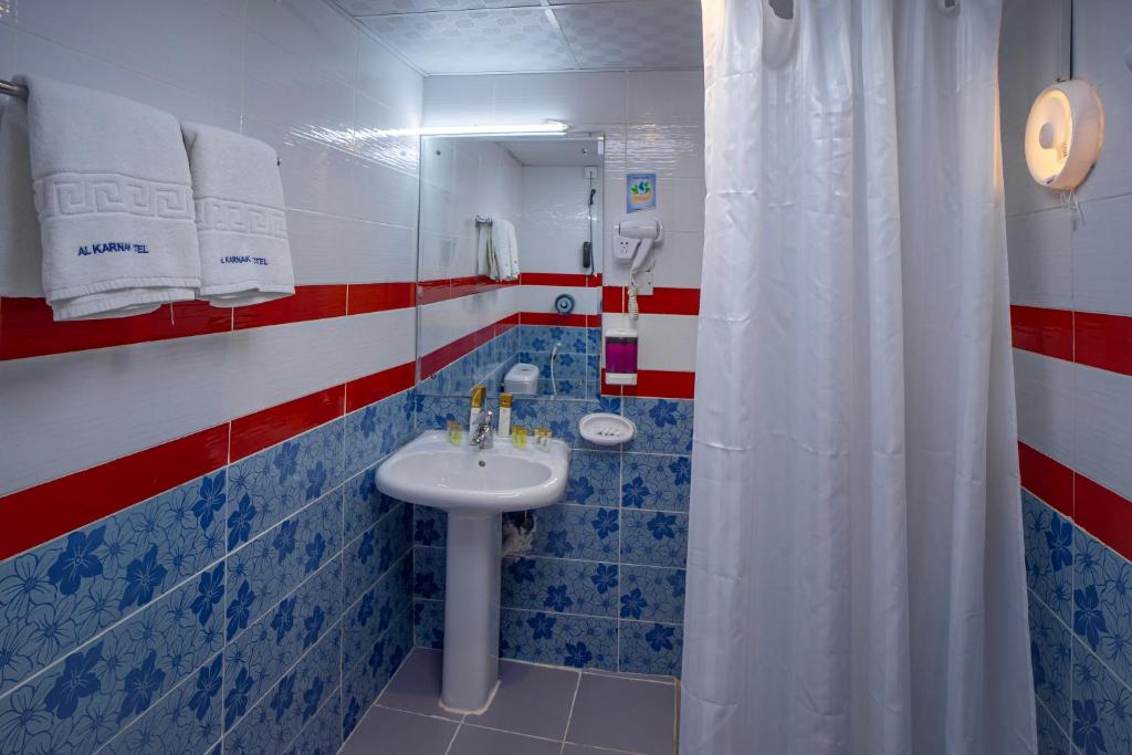 Koupelna v ubytování AL KARNAK HOTEL - BRANCH