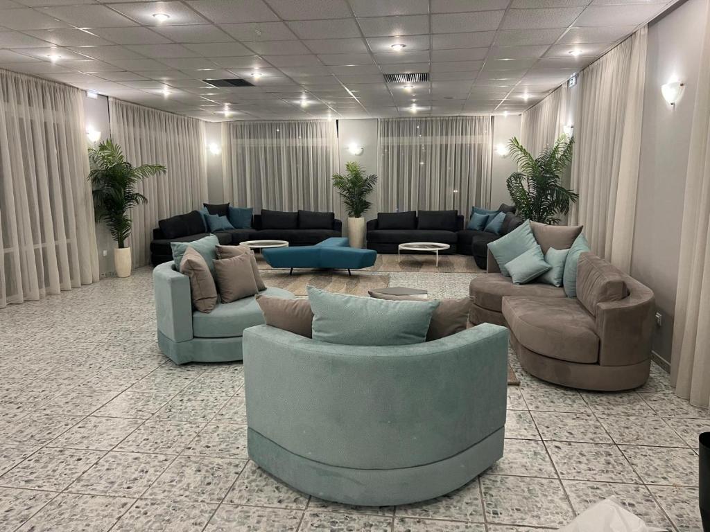 Posezení v ubytování Ayit Hotel