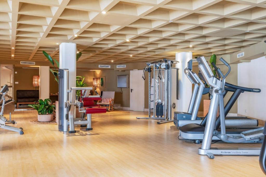 Fitness centrum a/nebo fitness zařízení v ubytování Zel Mallorca