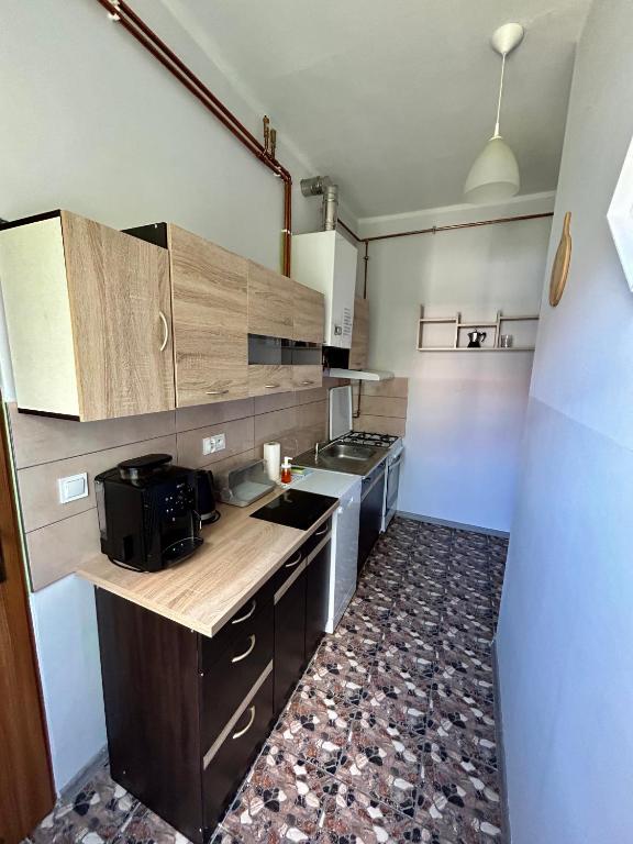 Kuchyňa alebo kuchynka v ubytovaní Apartamenty Izerskie - ul. Wczasowa 8