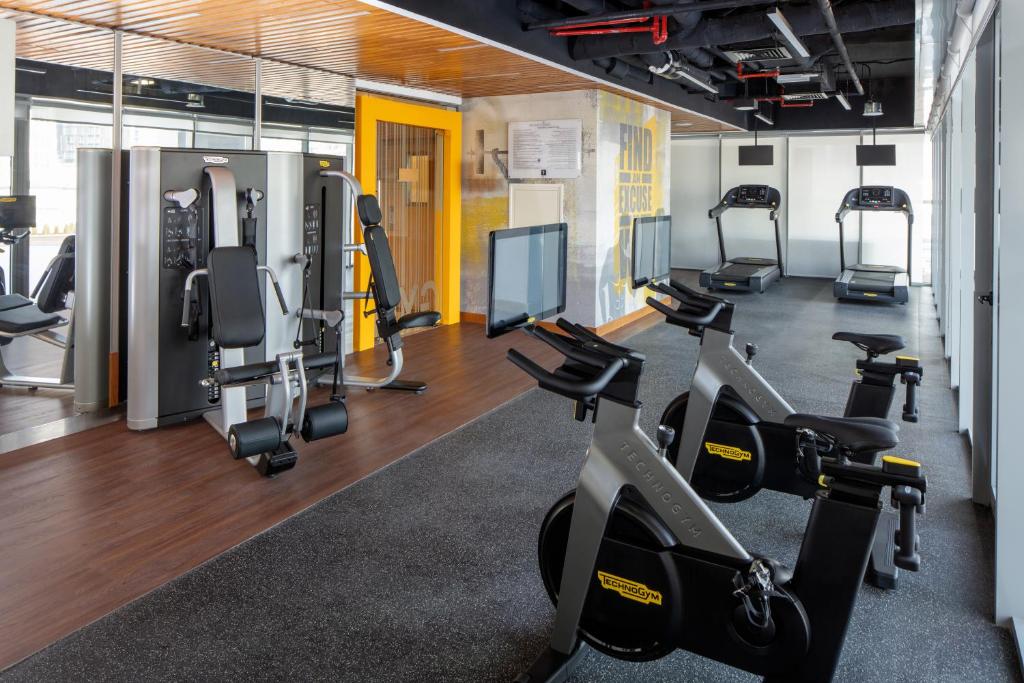 Fitness centrum a/nebo fitness zařízení v ubytování The First Collection Dubai Business Bay