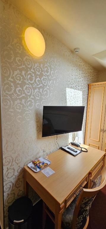 TV a/nebo společenská místnost v ubytování Zamecky Hotel Lednice