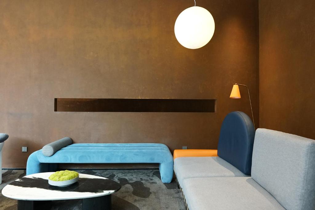 Posezení v ubytování Paco Hotel Beijing Road Tuan Yi Da Metro Guangzhou