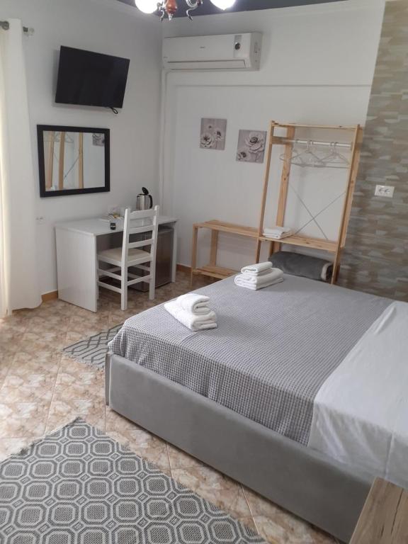 Voodi või voodid majutusasutuse Guest House KrisHen toas