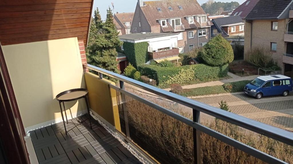 Balkón nebo terasa v ubytování La Gaviota Grömitz