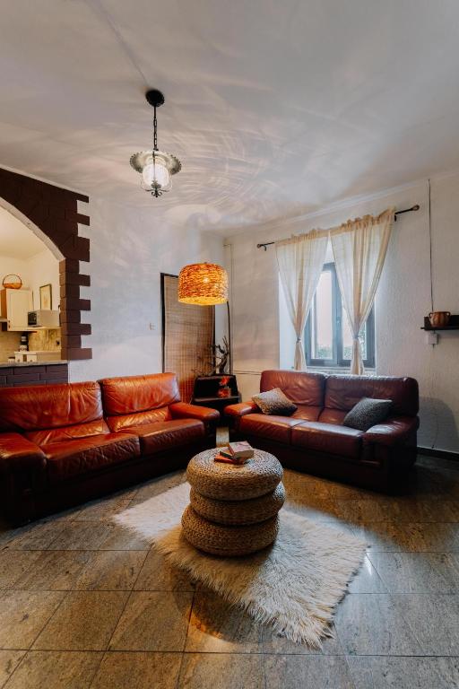 Część wypoczynkowa w obiekcie Cozy getaway house Luana