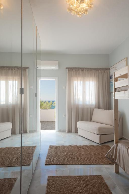 A bed or beds in a room at Nikos Studios
