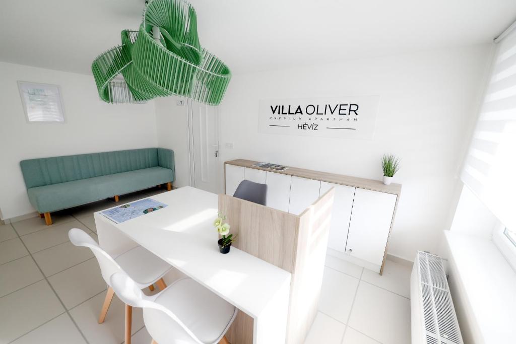 Posezení v ubytování Villa Oliver 1 Hévíz