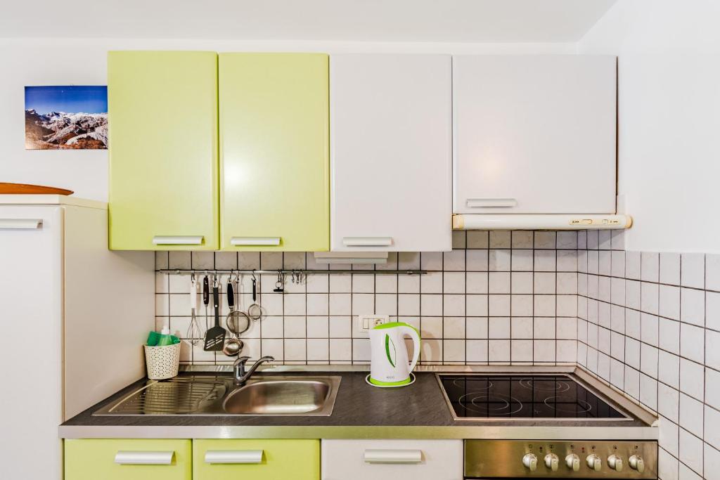 Apartment Bruna Vučič的厨房或小厨房