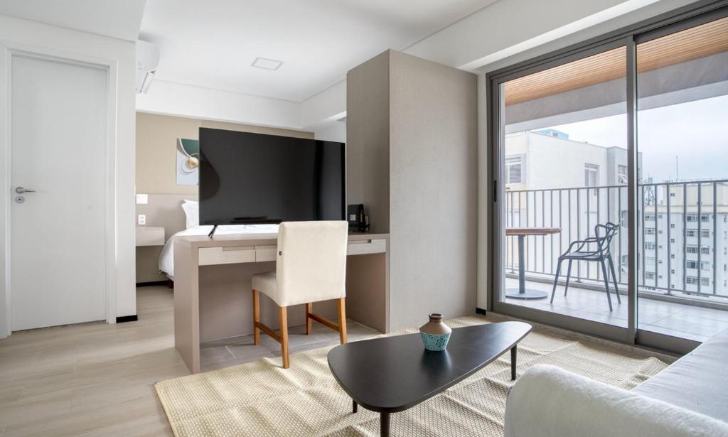 Tabas - Pivô Match Jardins - Cravinhos - One-Bedroom Apartment With Balcony