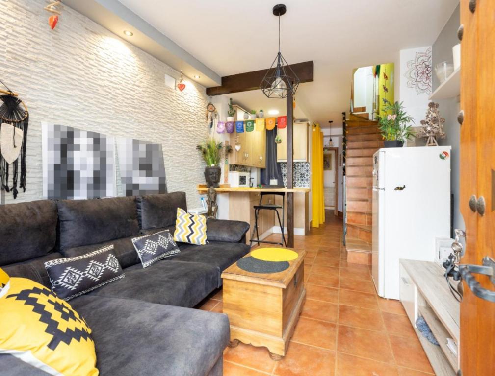Kuchyň nebo kuchyňský kout v ubytování Casita del Barranco lunar