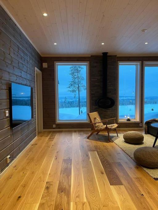 Гостиная зона в Idre himmelfjäll ski in/ski out Bastu/Sauna Skidor Natur Vandring Fiske