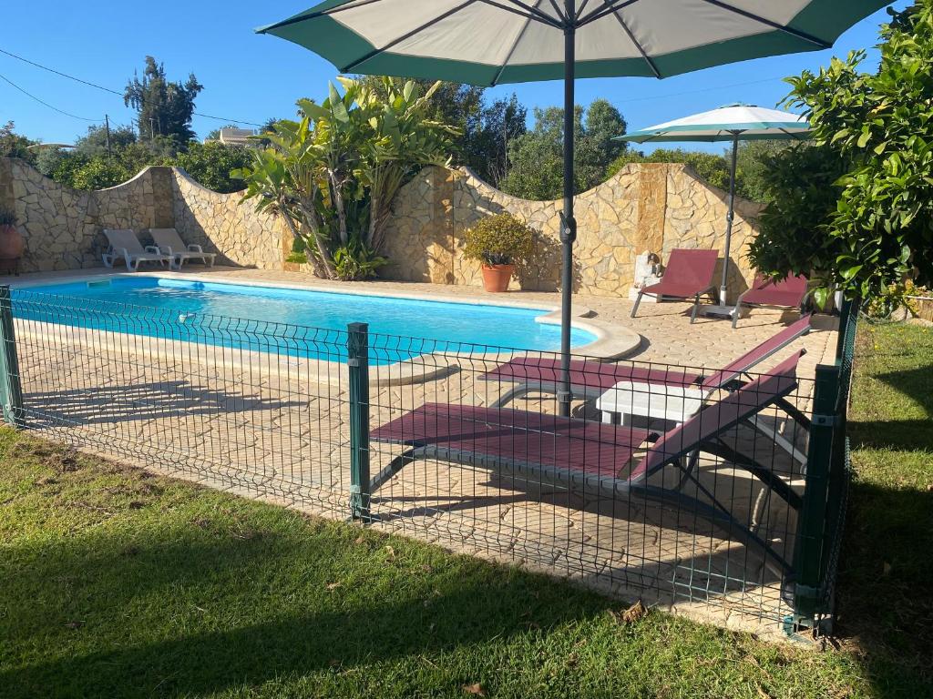 Bazén v ubytování Villa Albufeira 1 à 6 personnes nebo v jeho okolí
