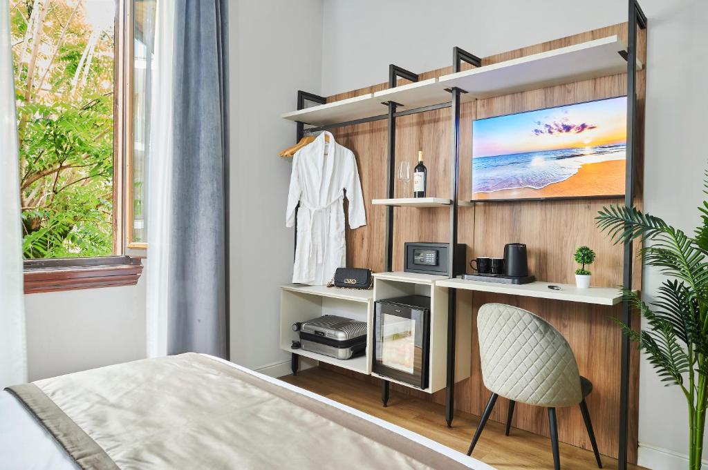 Postel nebo postele na pokoji v ubytování Hotel Brooklyn - ex Hotel Lombardi