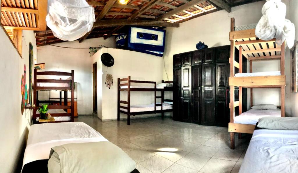 Postel nebo postele na pokoji v ubytování Tranquilandia Hostel