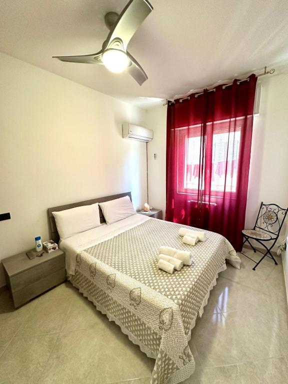 Postel nebo postele na pokoji v ubytování B&B Da Pietro