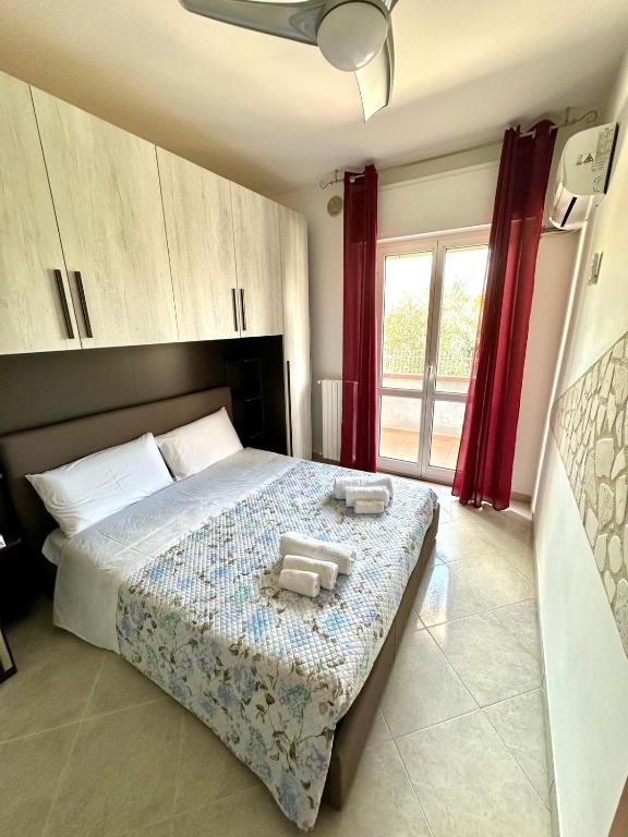 Postel nebo postele na pokoji v ubytování B&B Da Pietro