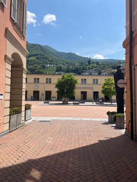 Een algemene foto van de bergen of uitzicht op de bergen vanuit het appartement
