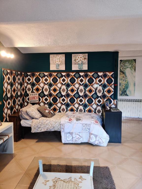 Posezení v ubytování B&B LE GRETTE