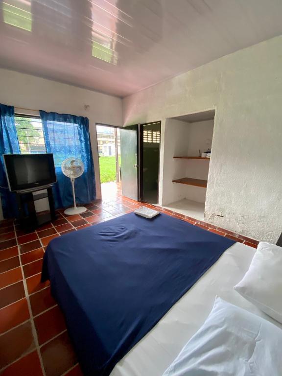 Postel nebo postele na pokoji v ubytování El Palmar