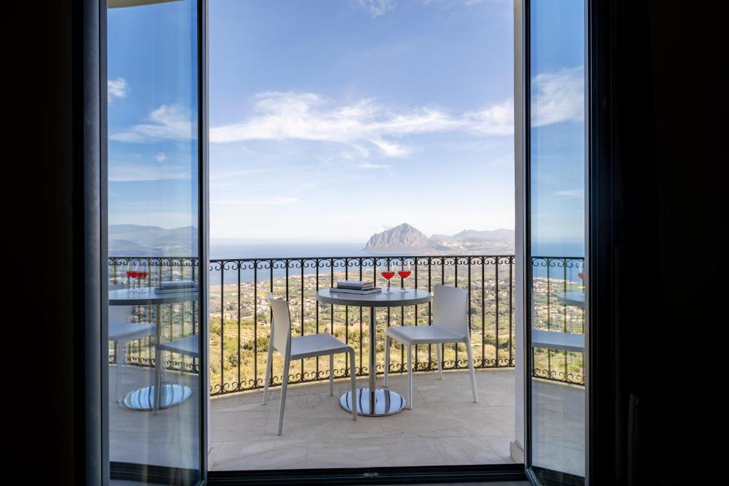 Balkón nebo terasa v ubytování Hotel Venere di Erice Resort & Spa