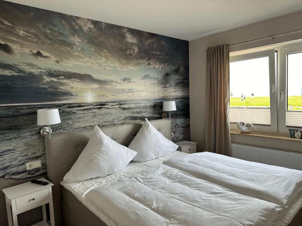 Postel nebo postele na pokoji v ubytování Hotel Restaurant Ostsee-Anker