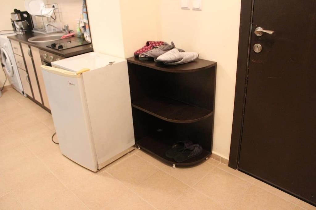 Kuchyň nebo kuchyňský kout v ubytování Apartment Atanasov - Pamporovo