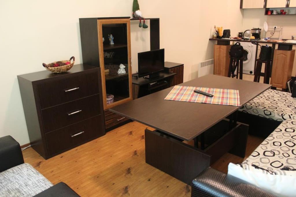 Kuchyň nebo kuchyňský kout v ubytování Apartment Atanasov - Pamporovo