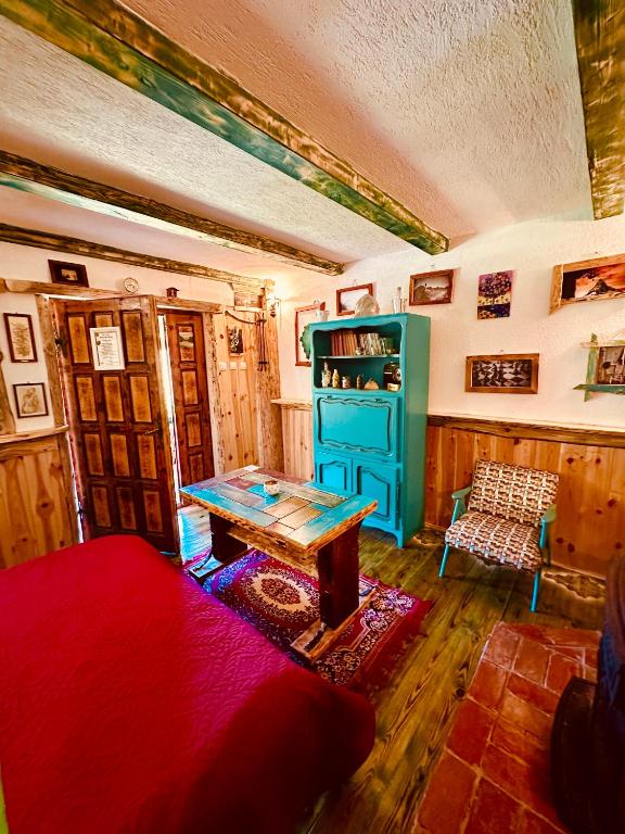 Posezení v ubytování Mountain story apartment