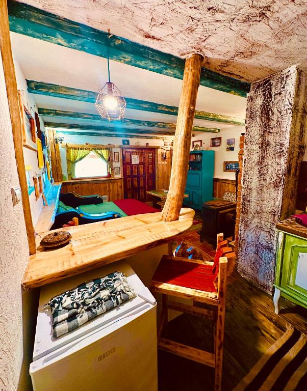 Kuchyň nebo kuchyňský kout v ubytování Mountain story apartment
